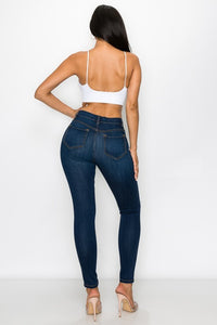 MID RISE STRETCH WOMENS JEANS